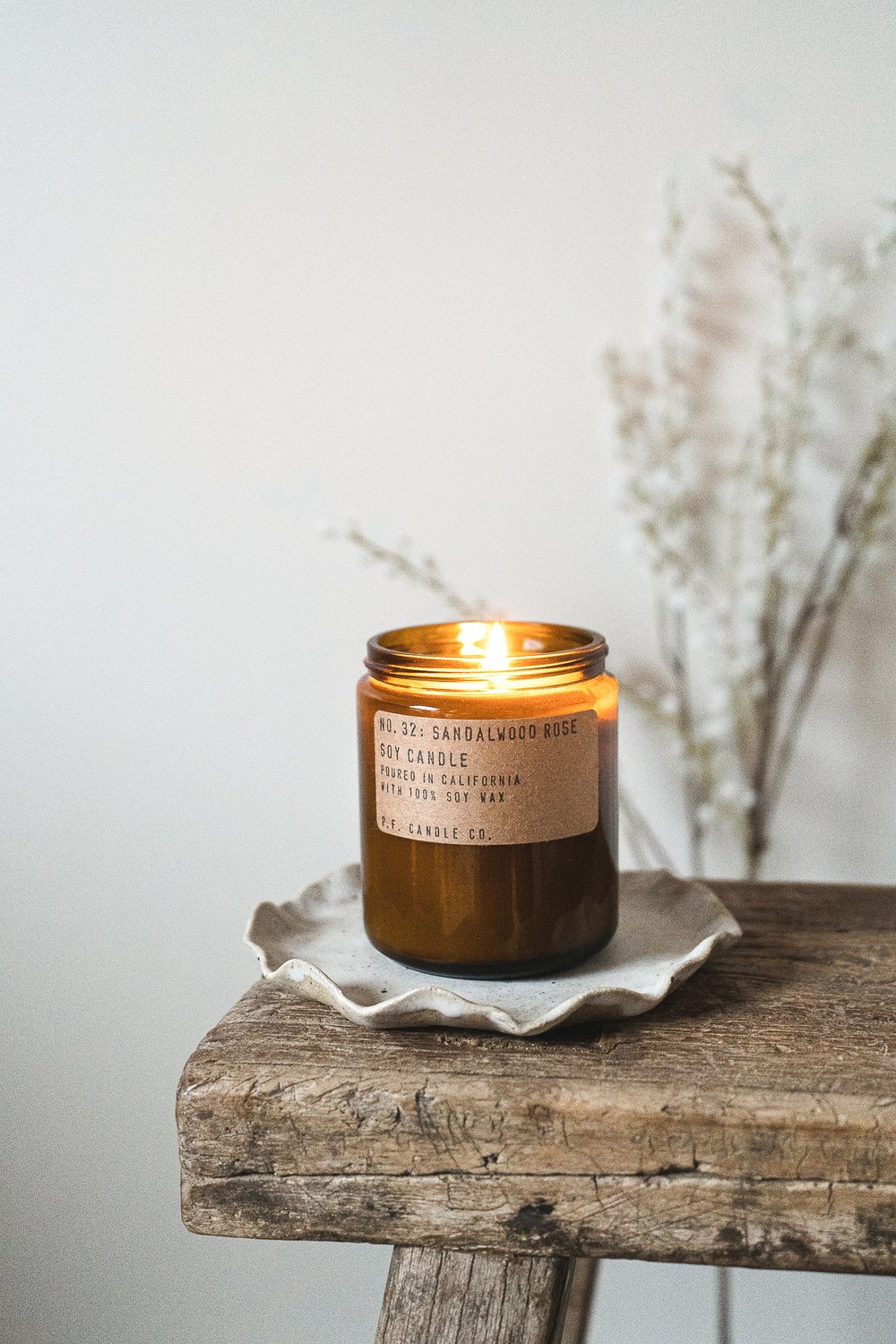 P.F Candle Soy Wax Candle — Every Story Ceramics