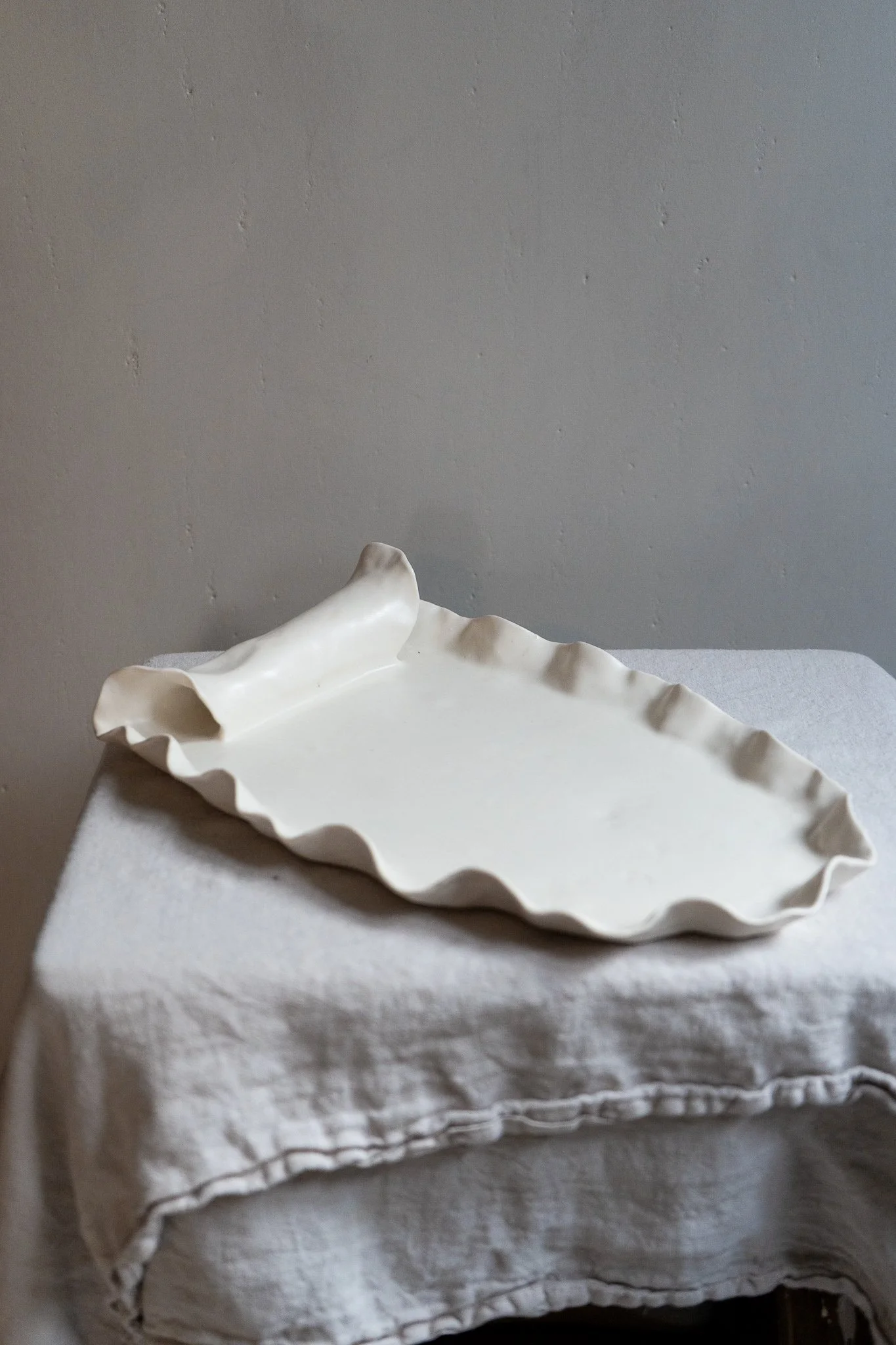 *STUDIO SALE* No.1 Ebba Porcelain Platter - Second