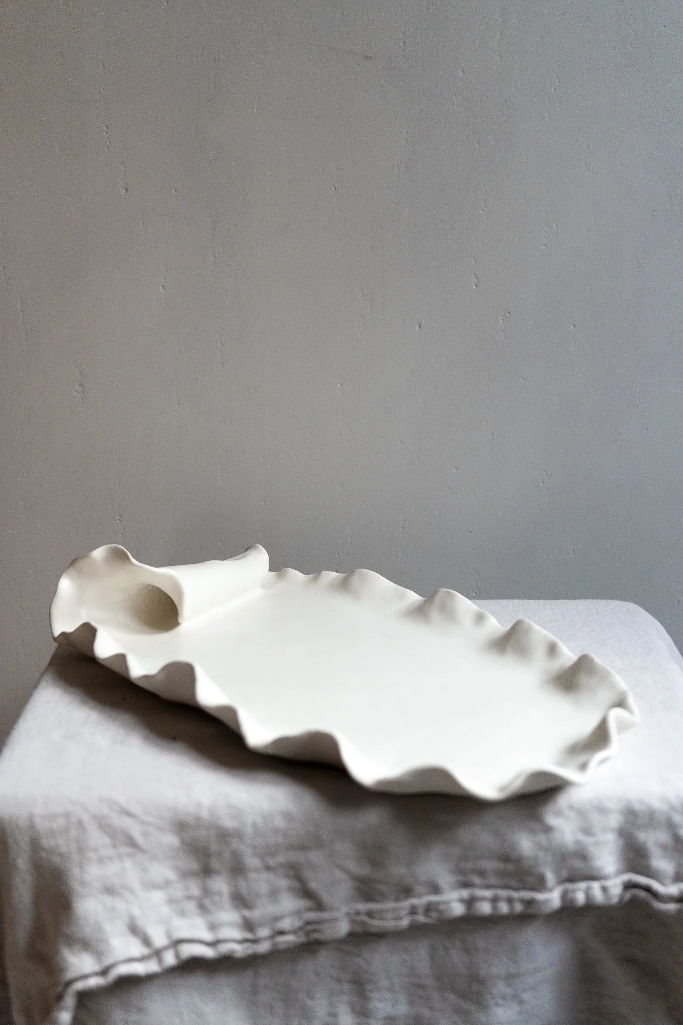 *STUDIO SALE* No.2 Ebba Porcelain Platter - Second