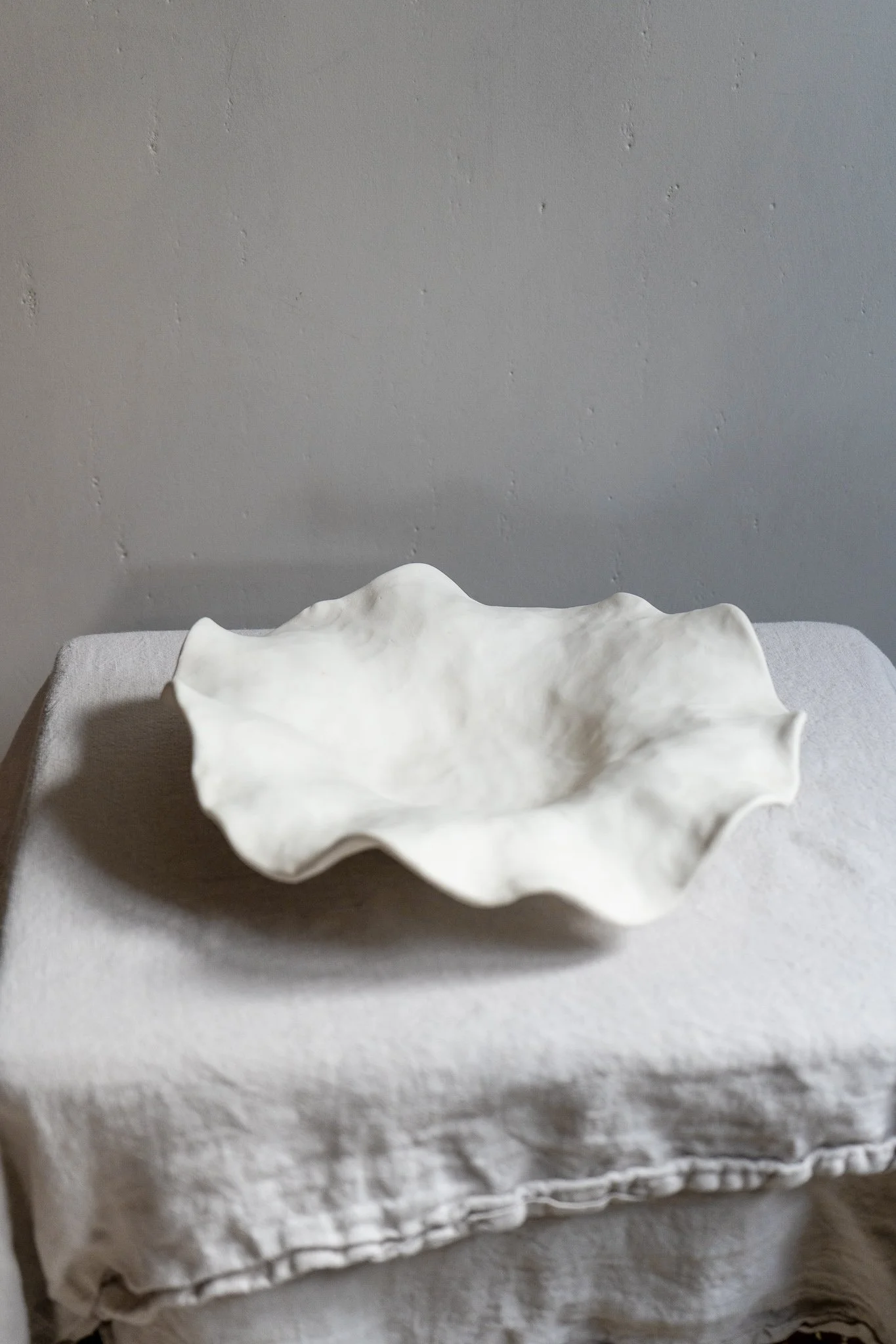 *STUDIO SALE* Unglazed Porcelain Bowl - Second