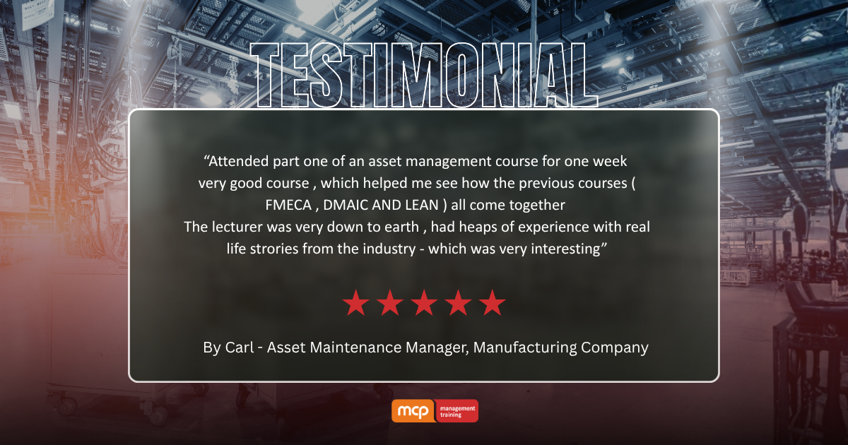 Principles of Asset Management Training