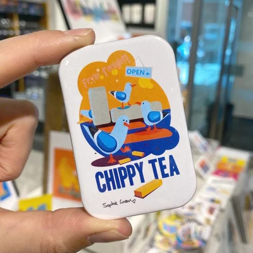 Chippy Tea Card — Sophie Green - Liverpool Artist, Illustrator and Designer