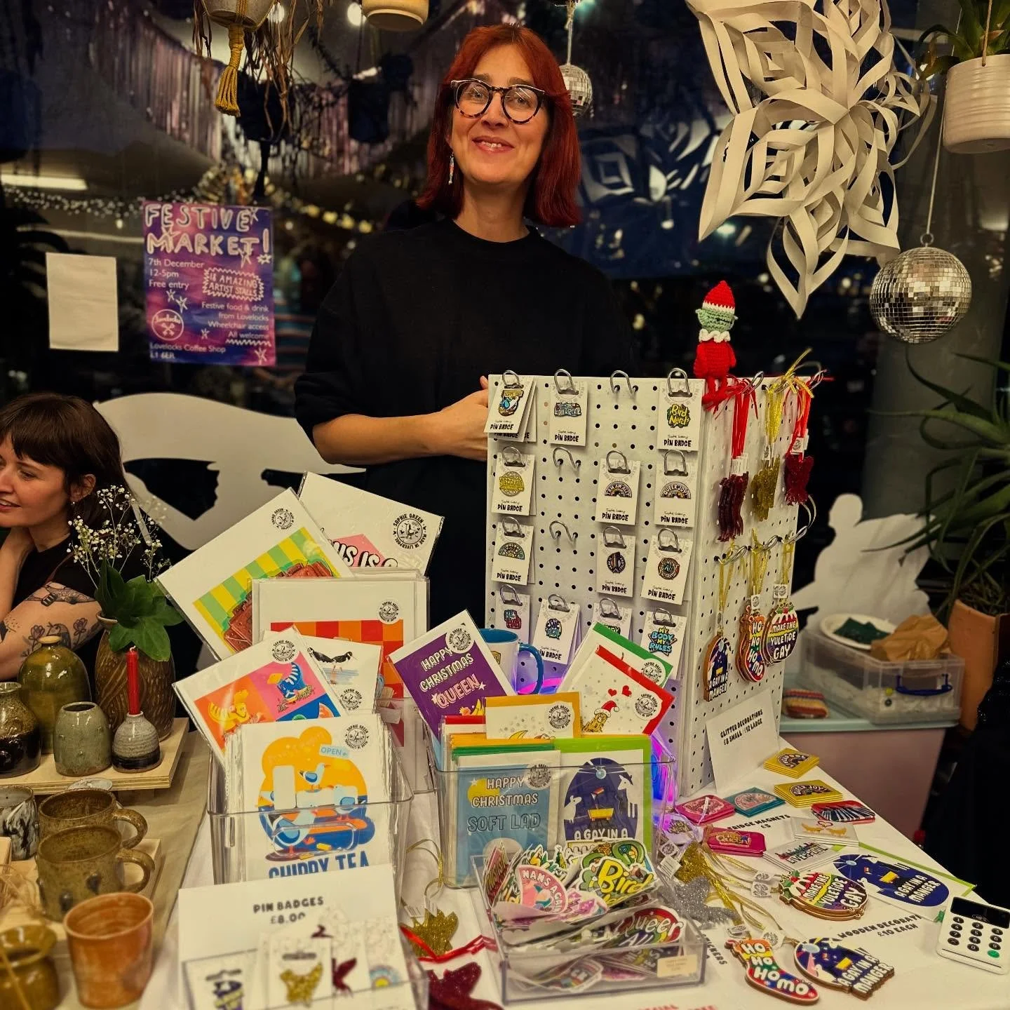 An absolutely fabulous day at the @lovelockscoffeeshop Christmas Makers Market today! I&rsquo;d been really looking forward to this one and it didn&rsquo;t disappoint. Such a brilliant collection of creators, with a warm, vibrant atmosphere keeping u