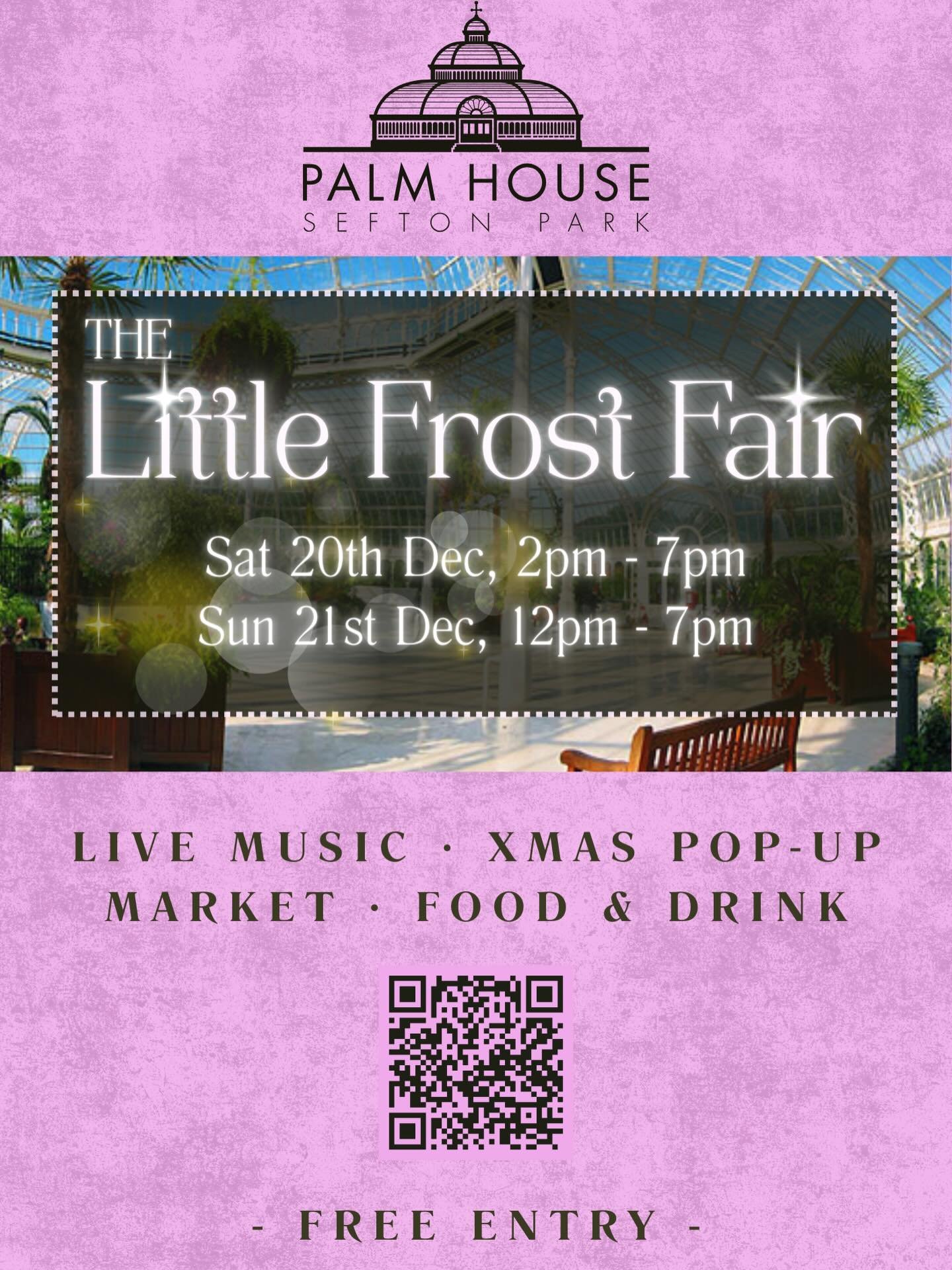 My last market of the year is this Sunday, 21st December and it&rsquo;s a special one, right on my doorstep, my garden, the gorgeous Sefton Park 🌿

The perfect way to round off a busy year before heading into a Christmas break, it&rsquo;s not to be 