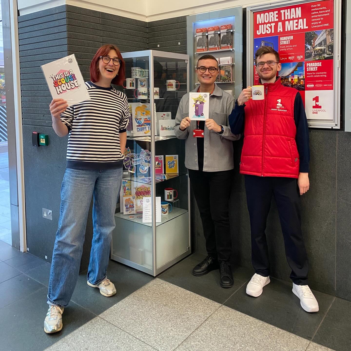 You can now find my work for sale at @liverpool_oneofficial tourist information! ❤️

There&rsquo;s loads of my Liverpool themed goodies available, prints, pins, stickers and a fabulous mug selection, all available to buy from the tourist information 