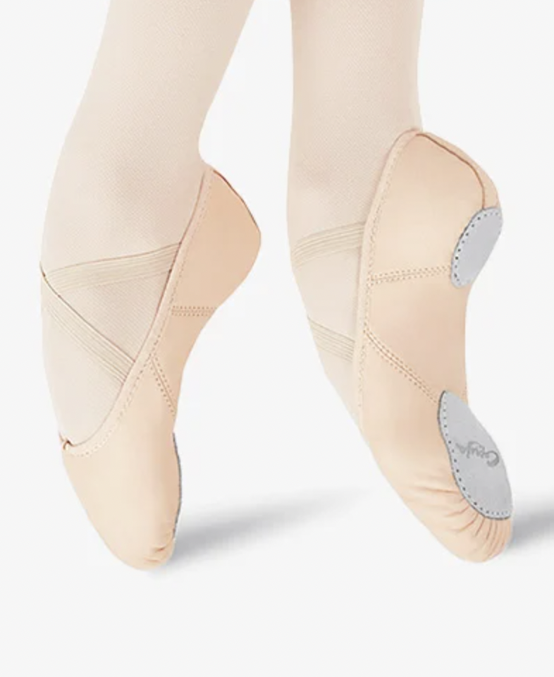 Capezio "Juliet" Leather Split-Sole Ballet Shoes (Copy)