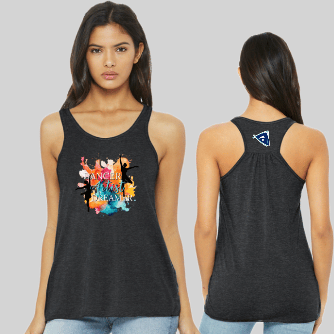 Dancer Artist Dreamer Racerback Tank