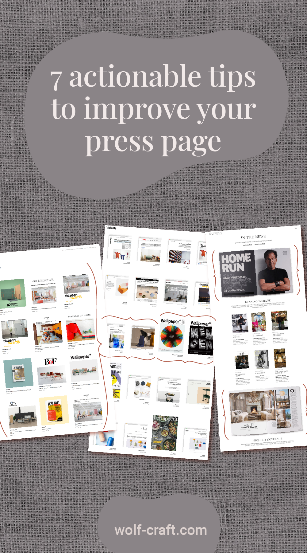 How to Create a High Impact Press Page + Examples from Creative ...