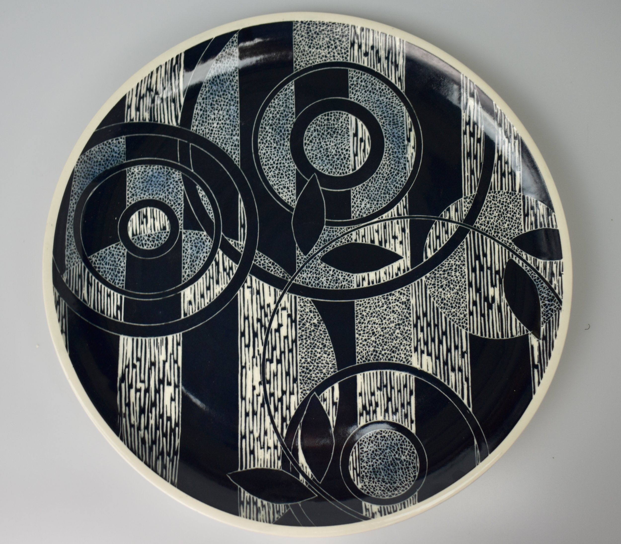 Wall Platter - Spring Rain Series.JPG