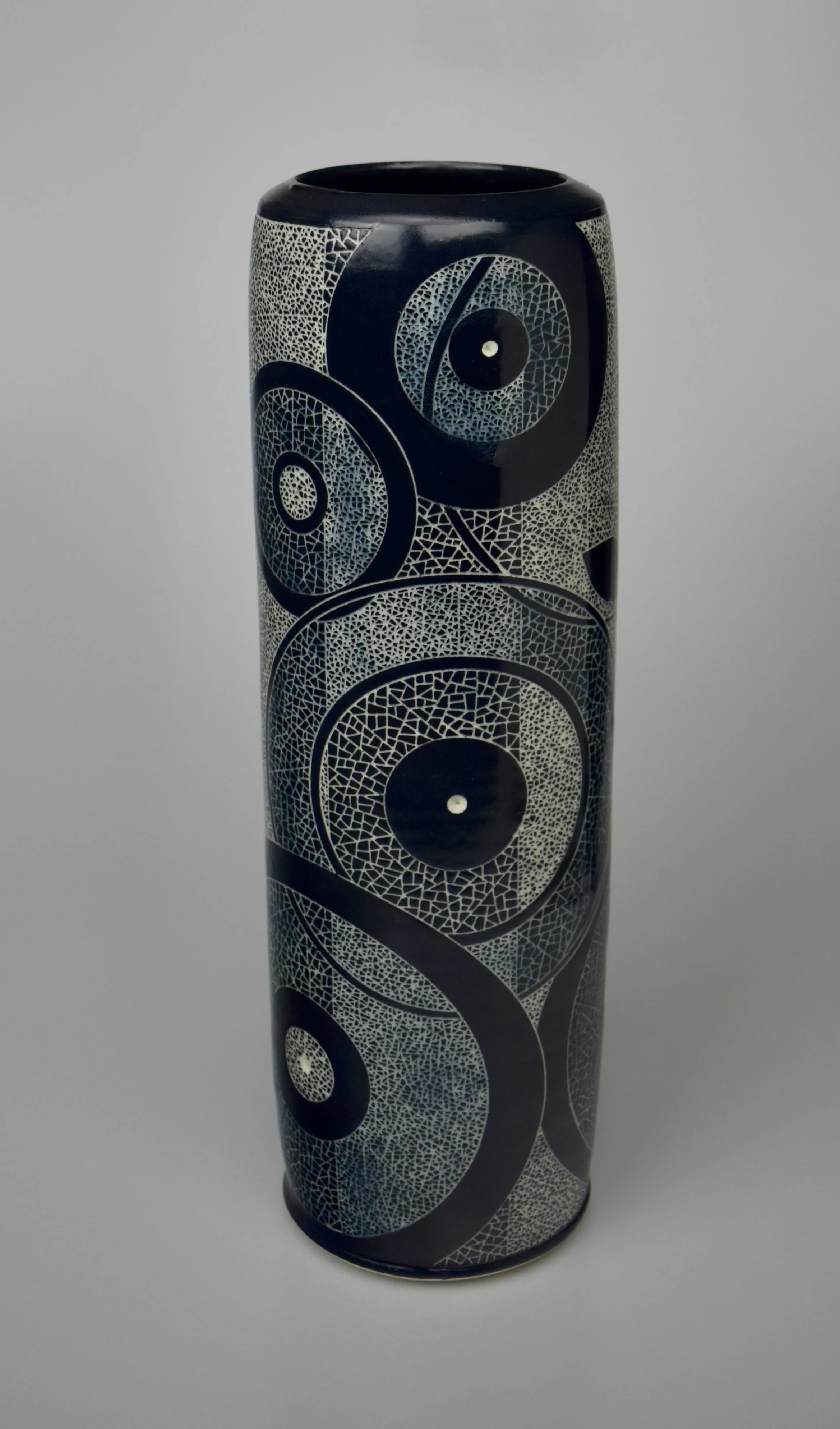 Cylindrical Vase - Spring Rain series.JPG
