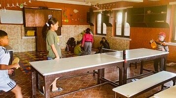 While most of our #KailashKids are back in their home villages on school holiday, the 26 children staying at Kailash Home through containment are finding creative ways to stay busy! 🏓⁣
⁣
Schools in Nepal accelerated end of term exams, so that studen