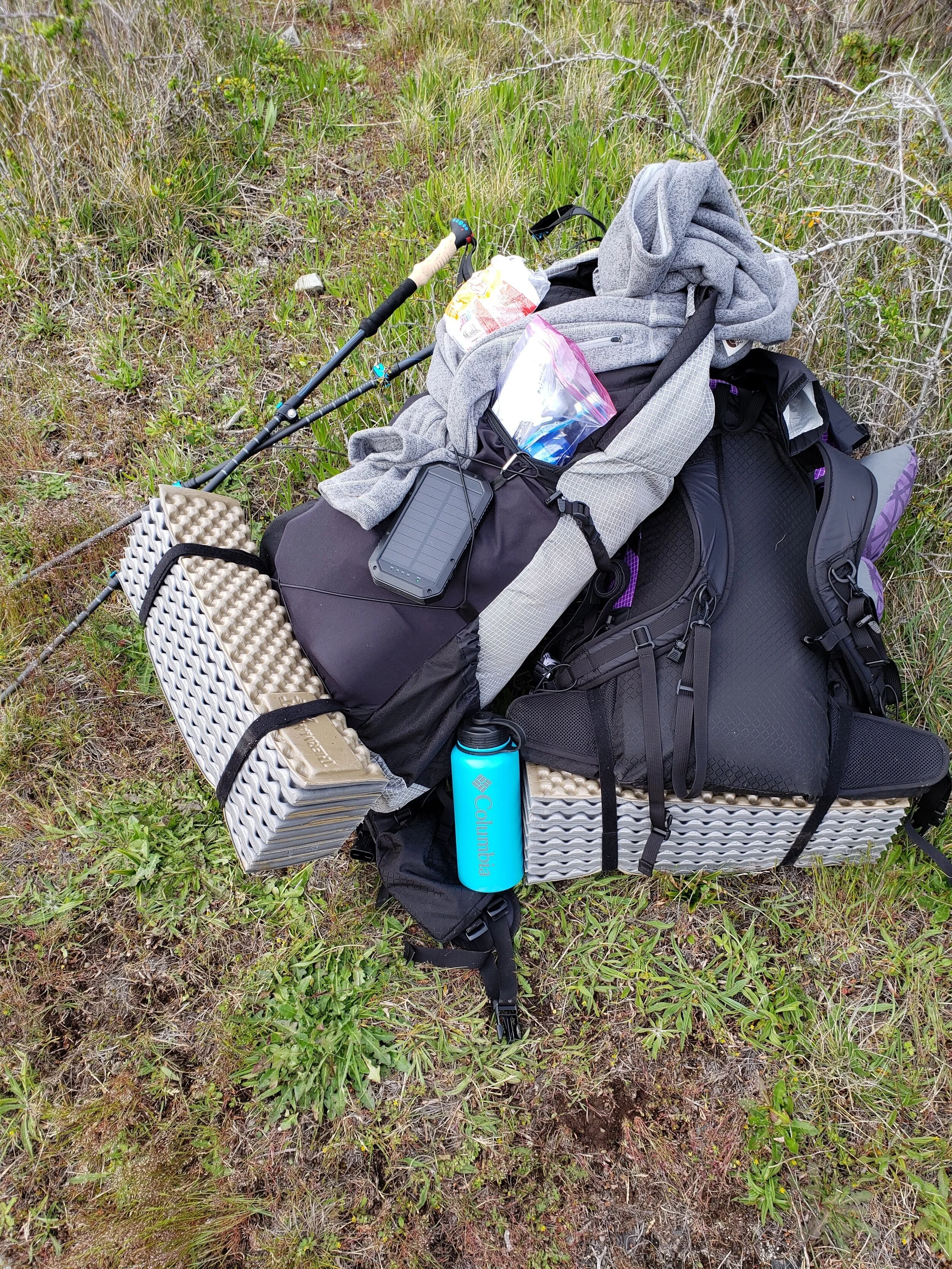 Hiking backpack with tent and sleeping bag hotsell