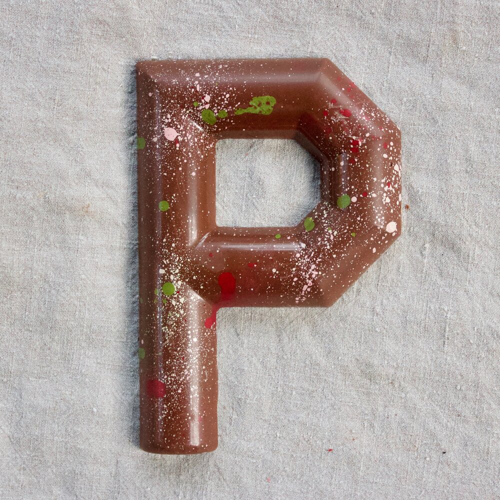 Ombré Glitter Chocolate Letters - Dylan's Candy Bar