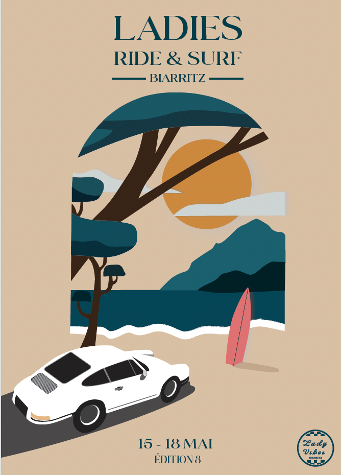 Affiche LADIES RIDE AND SURF édition 3