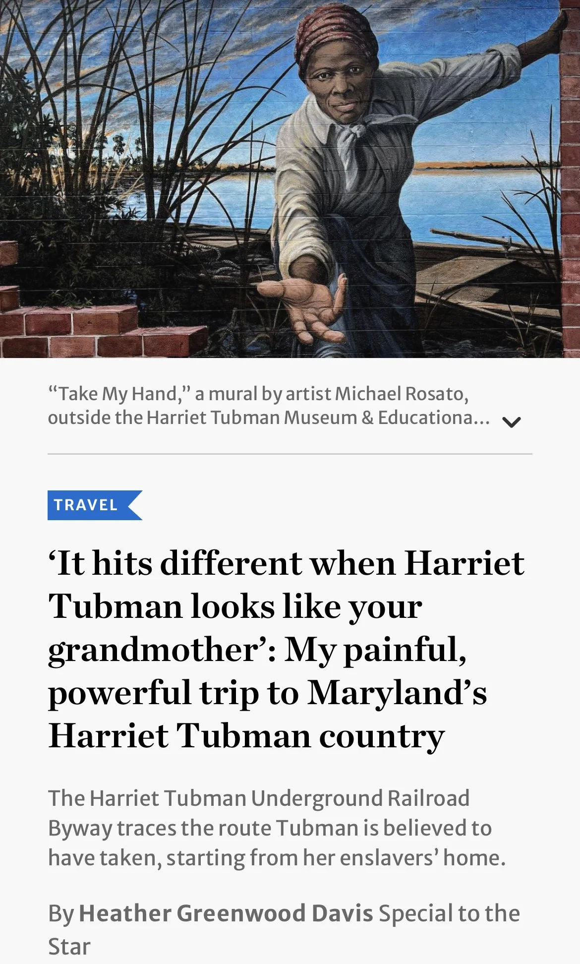 The Toronto Star: Harriet Tubman 