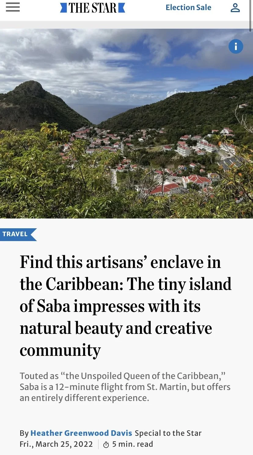 Toronto star: artisan's enclave in the Caribbean