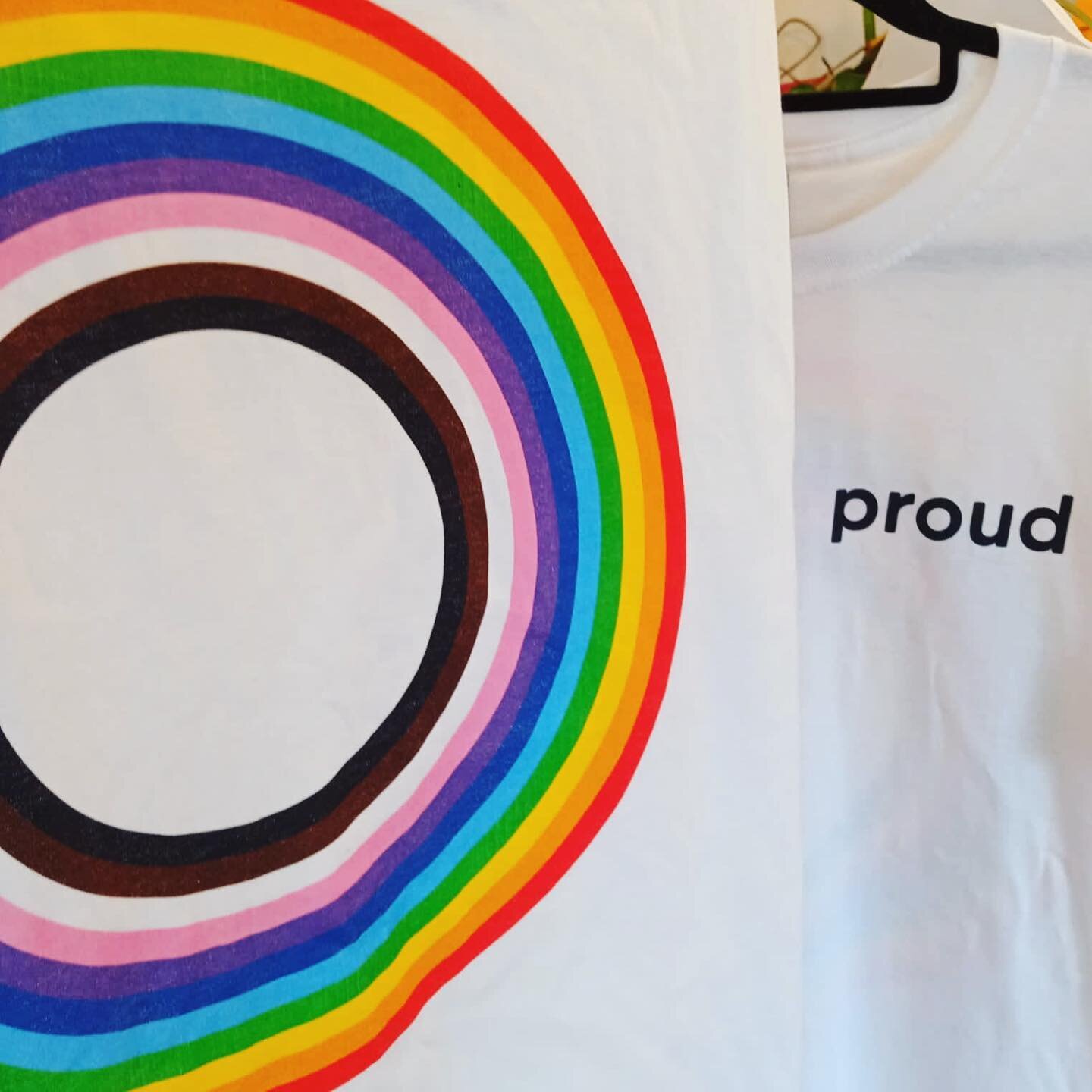 Come and nab your very own INFINITY RAINBOW TEE TODAY intime for the most joyful weekend of the year @margatepride 
These tee&rsquo;s were designed by our very own @jimbidd and printed right here in Margate! 10% of all sales go straight back to Marga