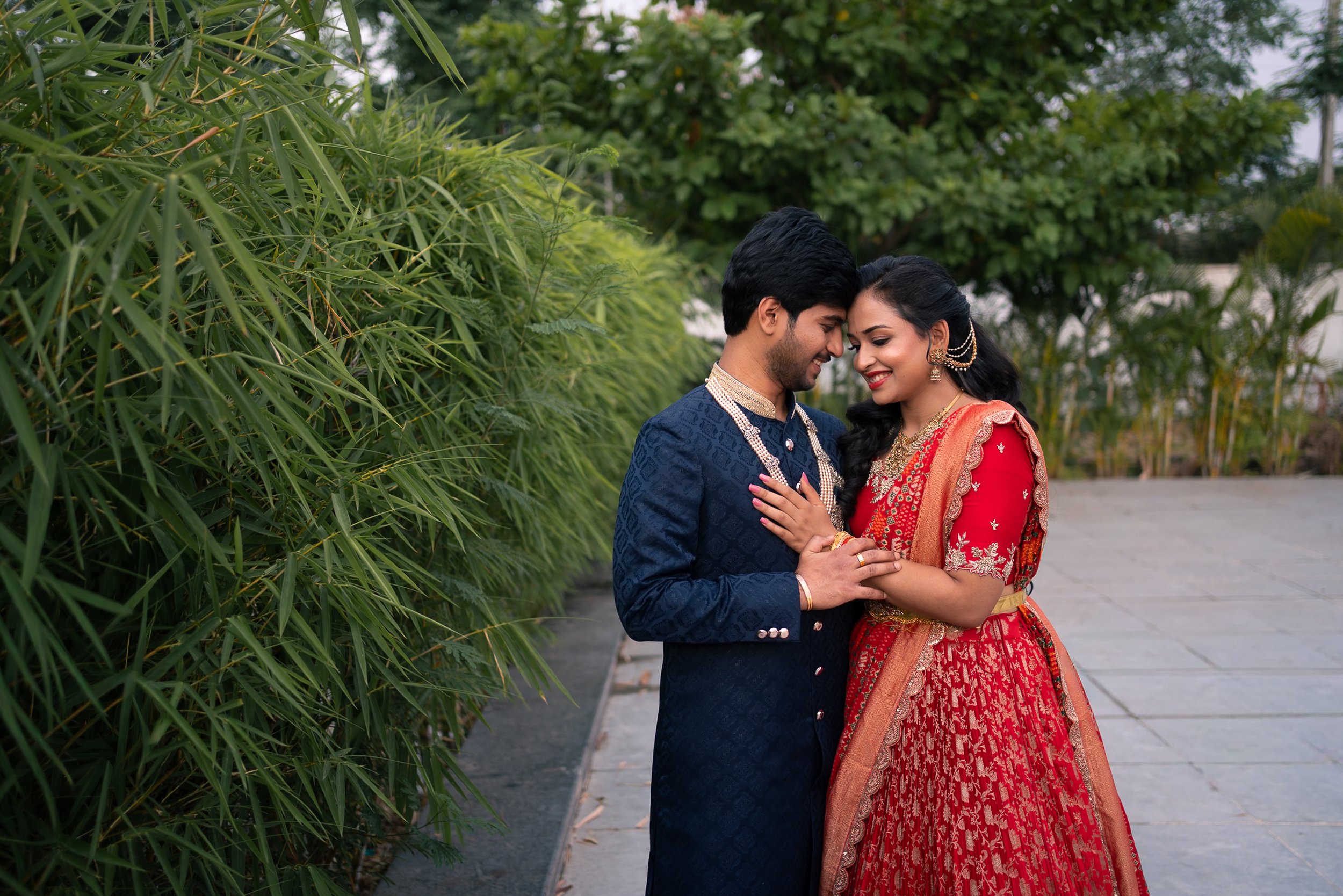 Announcement poster for a wedding streaming event featuring SARIKA & KRISHNA, scheduled on 01st May 2026, at 6:30 PM on YouTube WEDDINGSCAPES, with the YouTube logo and red 'LIVE STREAMING' badge at the top left corner.