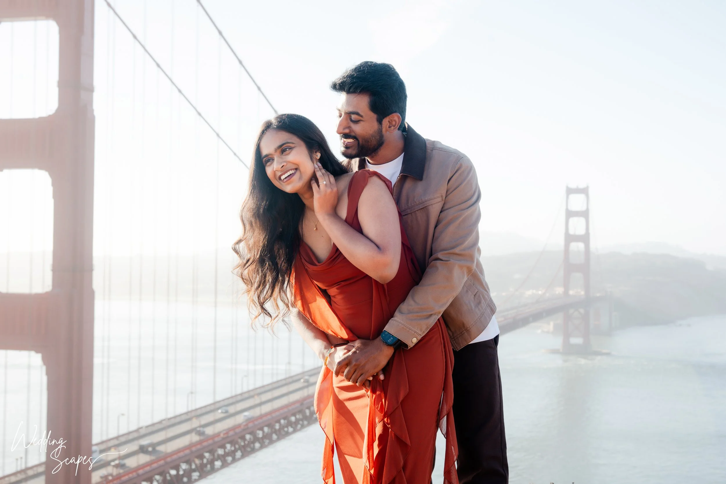 Announcement poster for a wedding streaming event featuring ANITHA and RAHUL, scheduled on Sunday, 26th October, 2025, at 7:00 AM on YouTube WEDDINGSCAPES, with the YouTube logo and red 'LIVE STREAMING' badge at the top left corner.