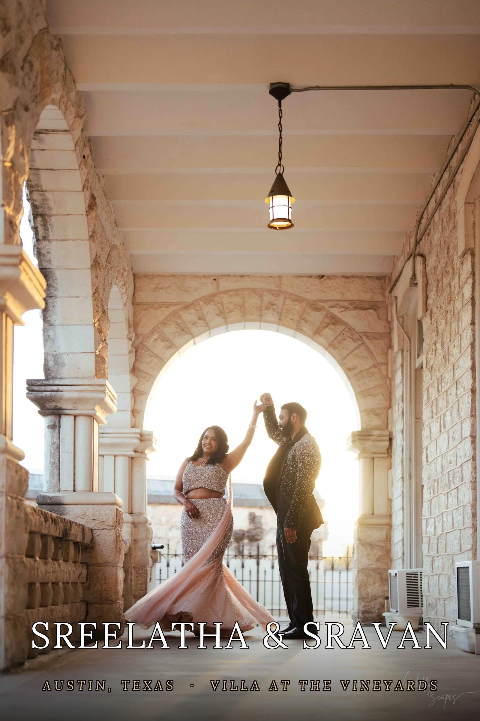 Sreelatha & Sravan's Austin Wedding | Villa at the Vineyards