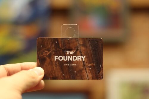 Not sure what to get that couple for a wedding gift? Need a gift for someone's birthday? Get them a Foundry Art Market Gift Card! They can choose from beautiful paintings, hand-crafted items for the home, jewelry and more! Get ready for our Grand Re-