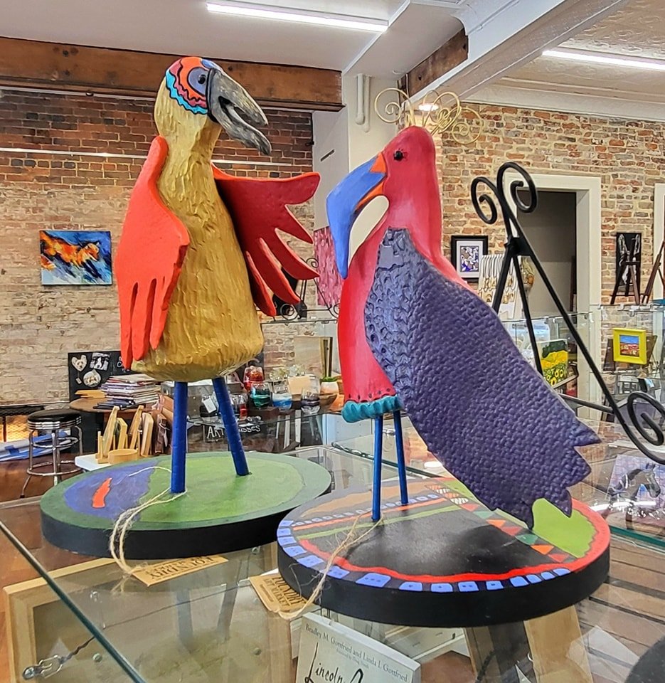 Squawk! Have you heard? The Foundry's grand reopening is May 3rd! Our new location at 54 Lincoln Way West is starting to feel like home. All it needs now is you! #localart #Foundryartmarket #shoplocal #downtownchambersburg #Chambersburg #visitfrankli