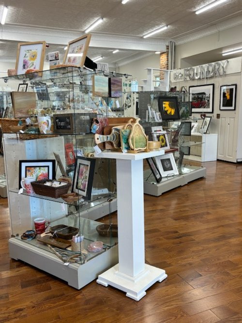 The countdown is on! The Grand Re-opening of The Foundry Art Market happens this Friday at 10am at our new location 54 L.W.W. in Chambersburg! Don't miss it! Your opportunity to get the first look at all the new art, jewelry and gifts just in time fo