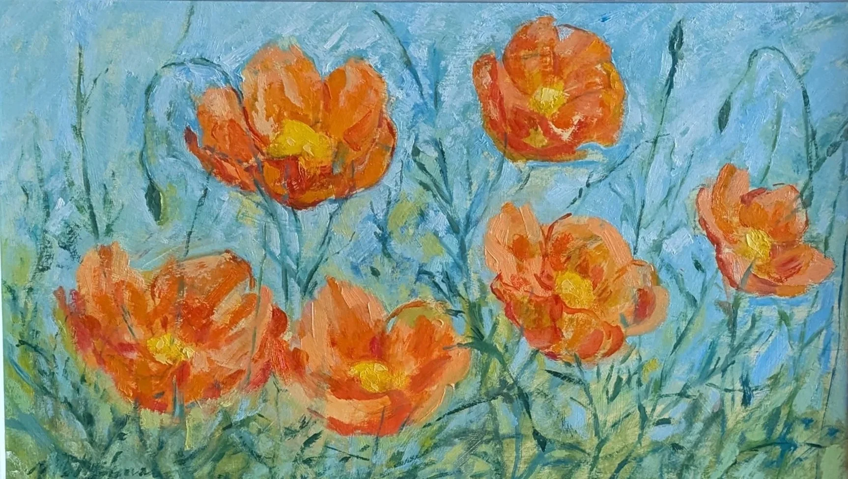 Mary Hickman - Joy - oil - $250