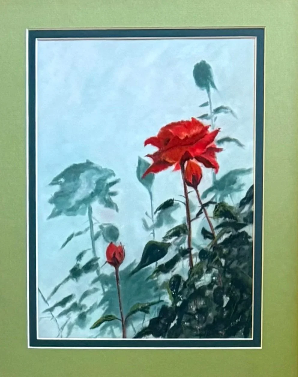 Gloria Walker Rose	pastel	$225