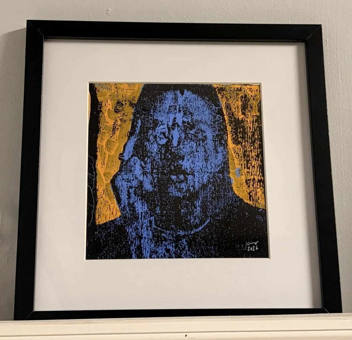 Jacob Cherry - Looking	linocut	$40