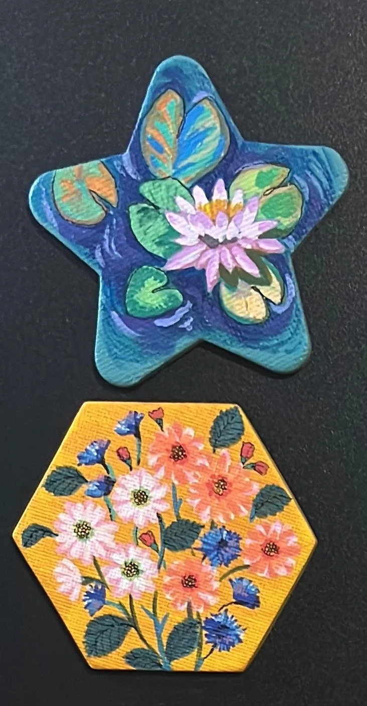 Mini paintings on magnets.jpeg