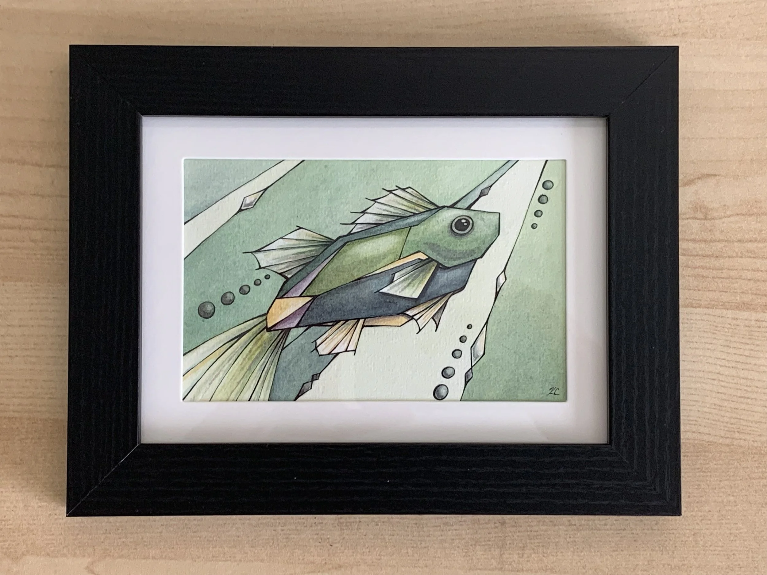 Kim Cois_Diamond Bass_Watercolor_KAC118 - Kimberly Cois.jpg