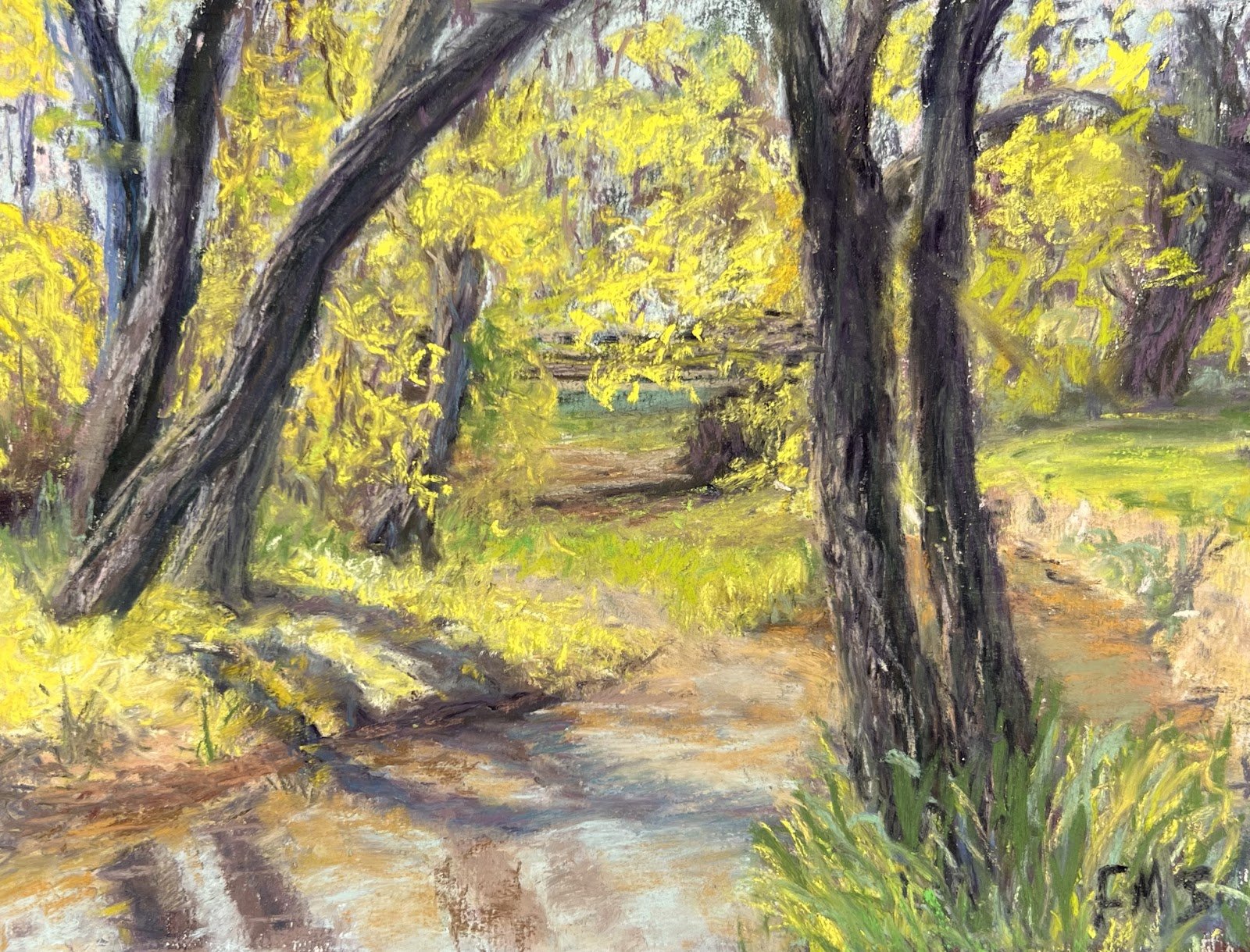 Greening Up - Pastel