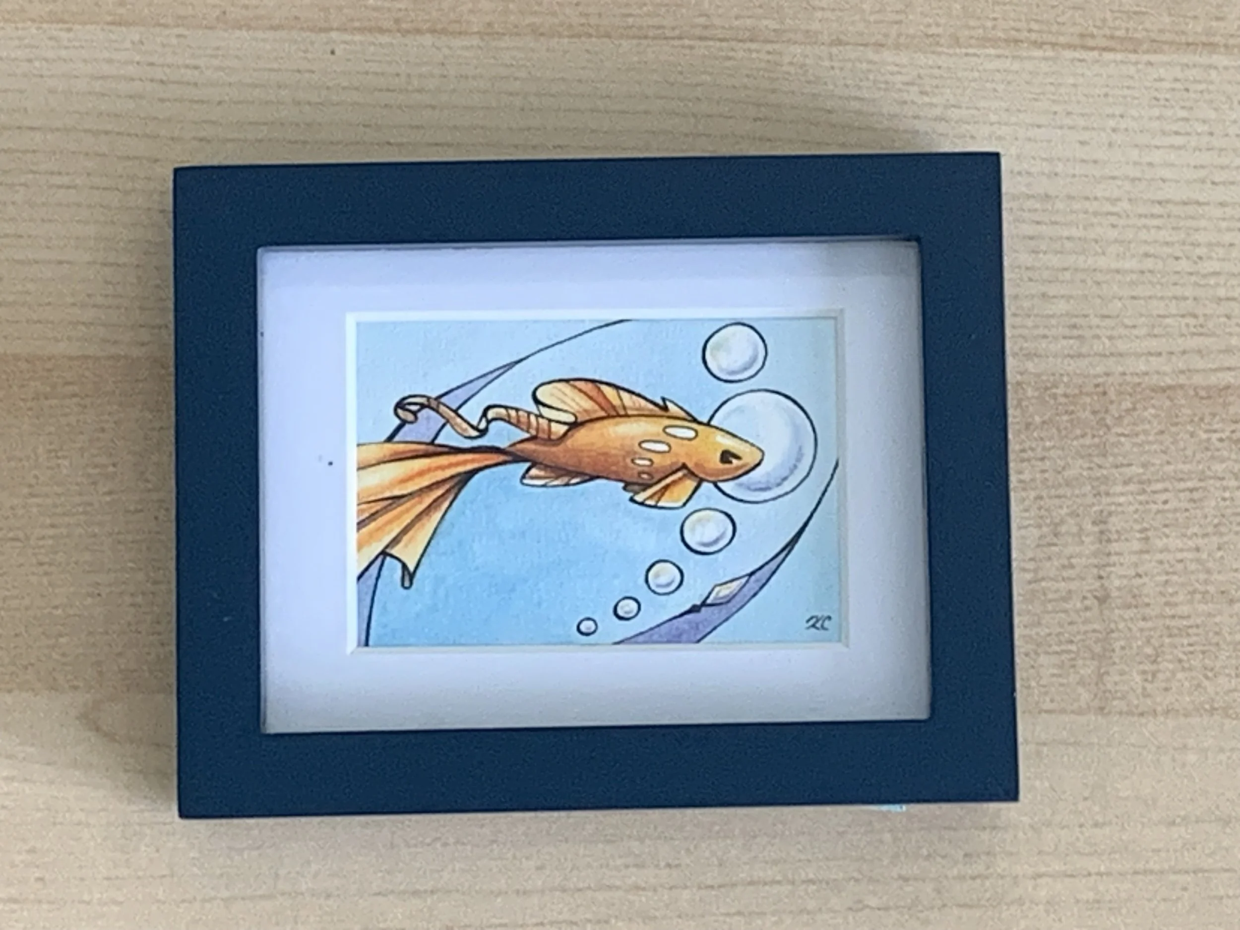 Kim Cois_Diamond Goldfish_Watercolor_KAC323 - Kimberly Cois.jpg