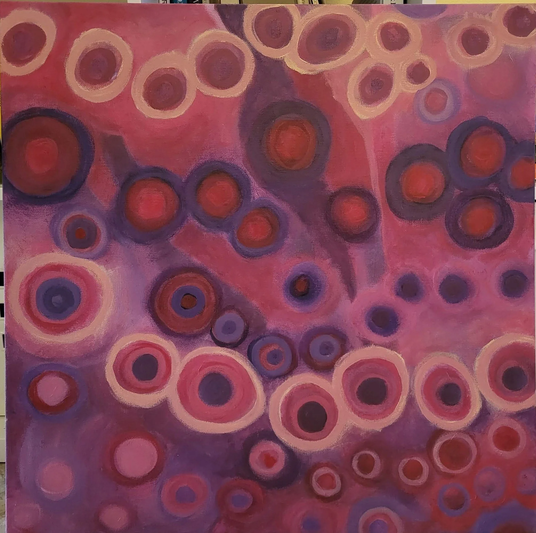 Donna Werling Cracks are where the light…	acrylic	$300