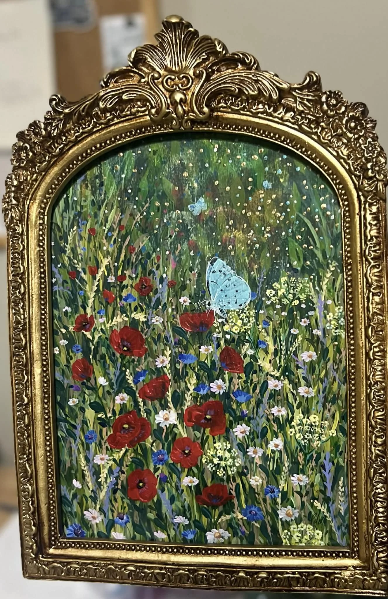 Holly Blue and the poppies.jpeg