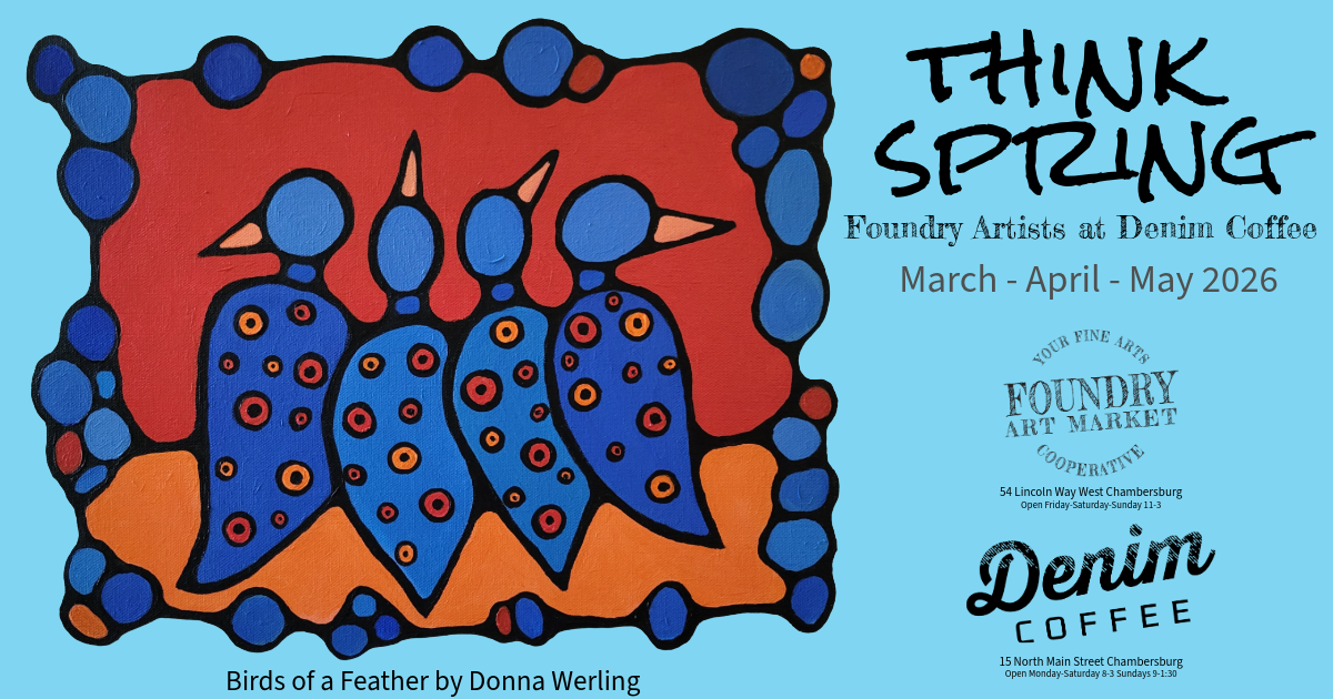 Scan the QR code, pay online, show the barista & take home great art!