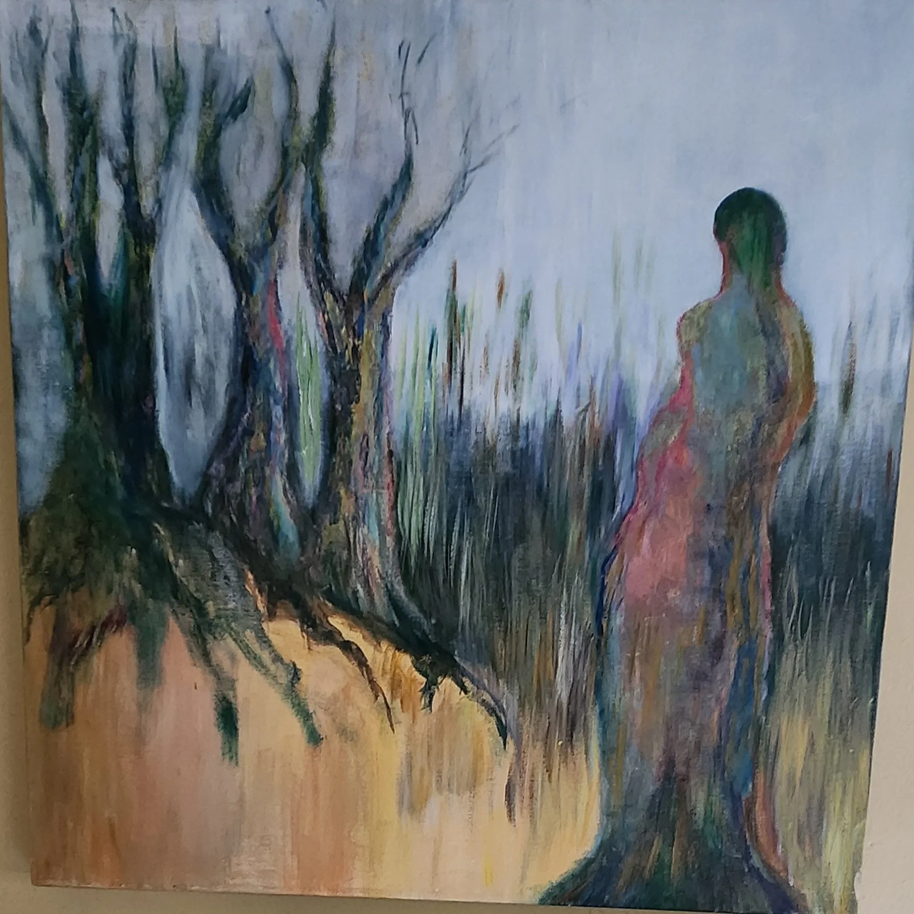 Woman with Trees	JES517	$300				Acrylic		20x20