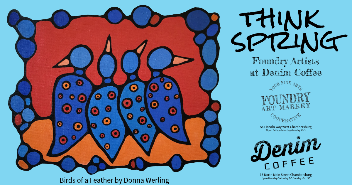 Scan the QR code, pay online, show the barista & take home great art!