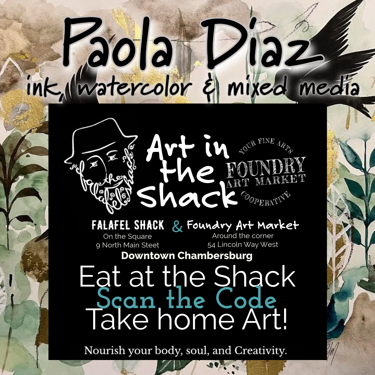 Scan the code to pay and take home Art!