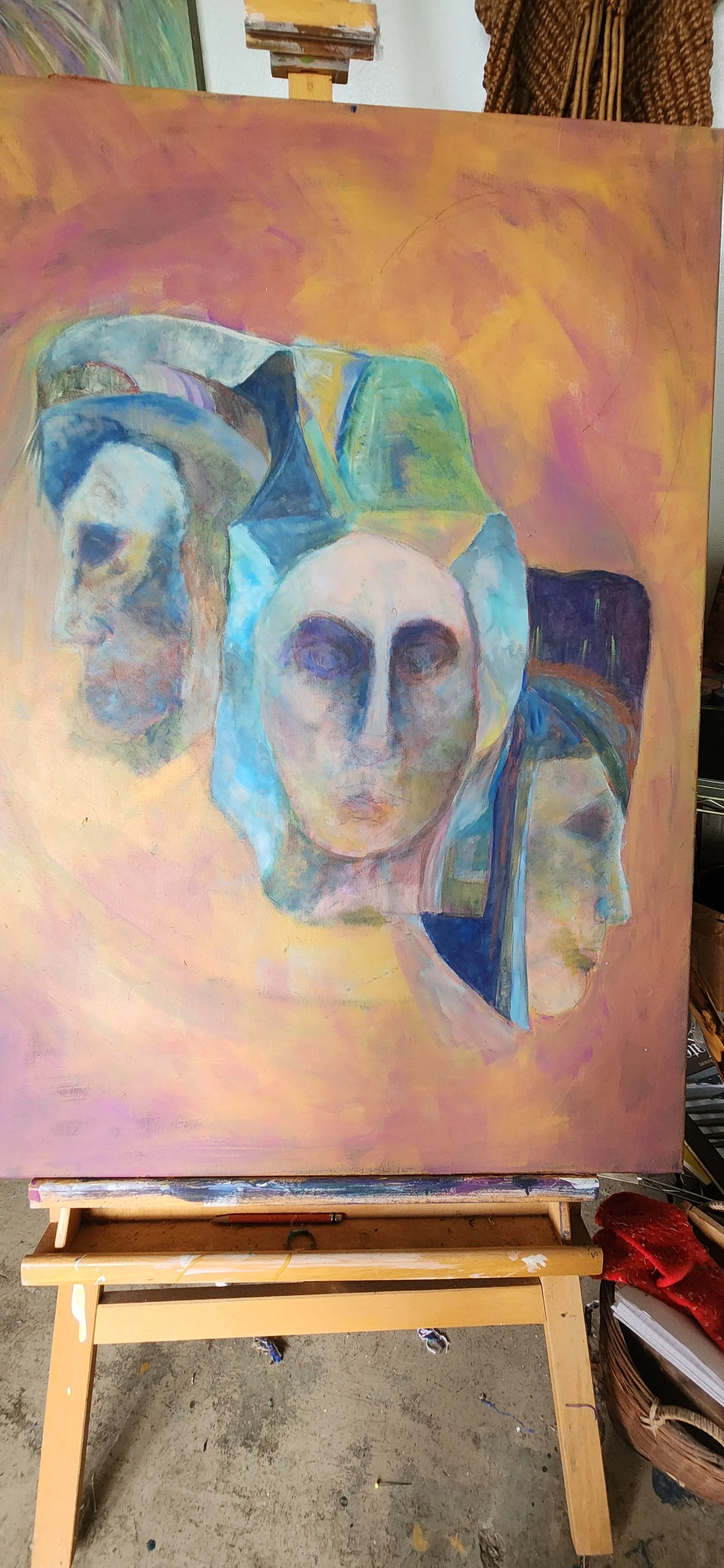 Three Muses	JES525	$500				Acrylic		30x40