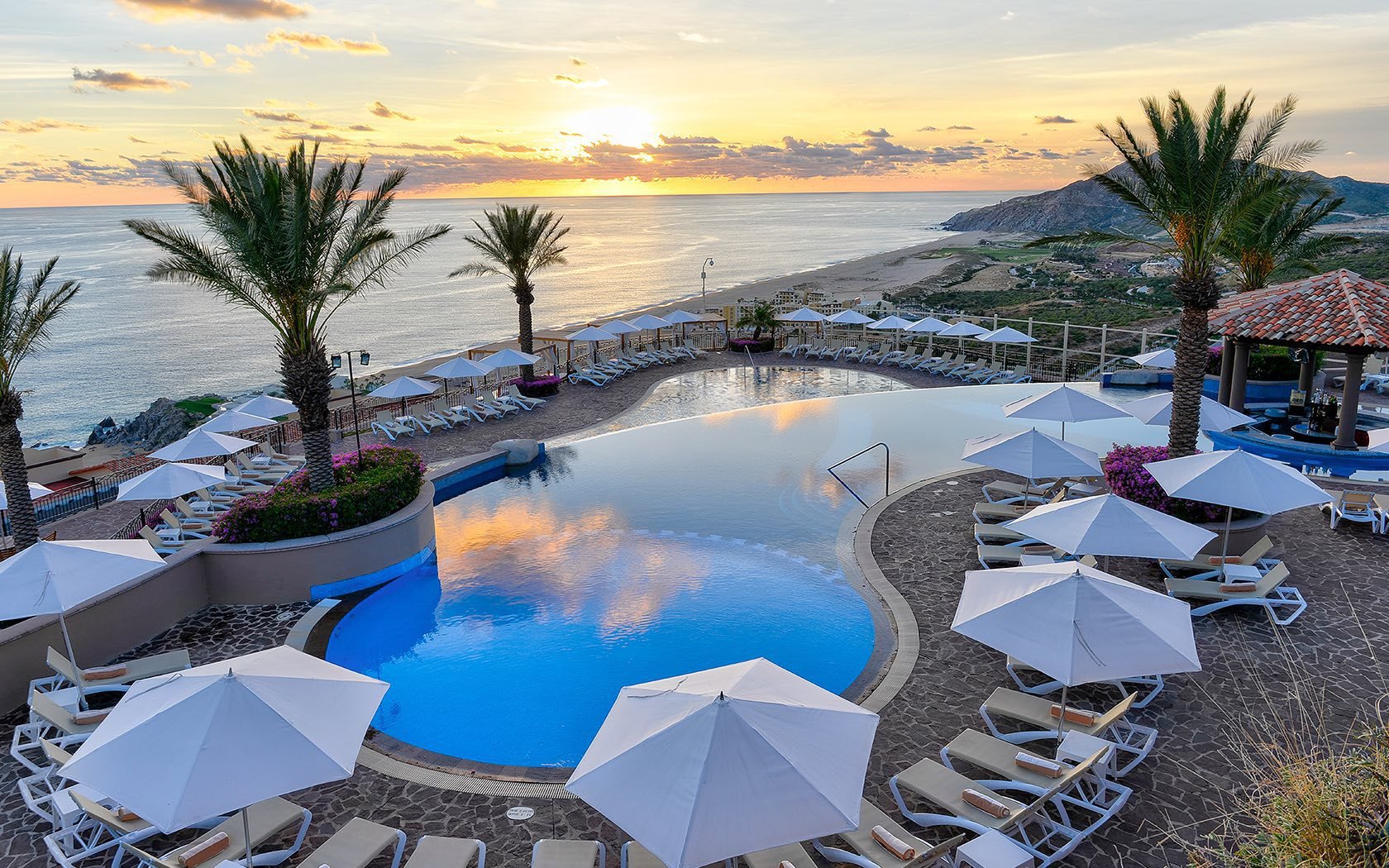 Pueblo Bonito Sunset Beach Pool & Ocean View at Sunset.jpg