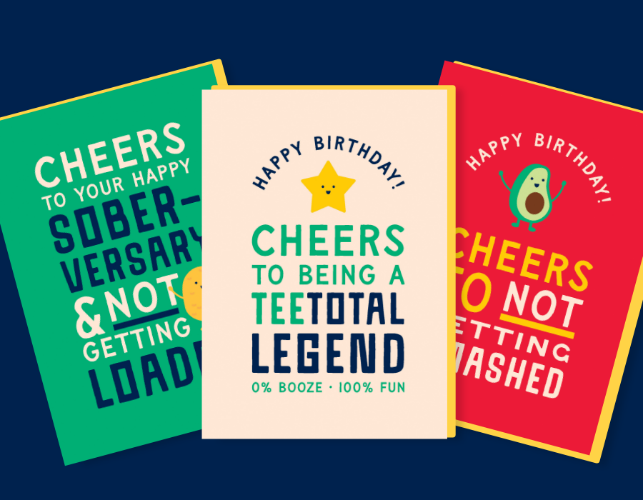 Sobriety greeting cards