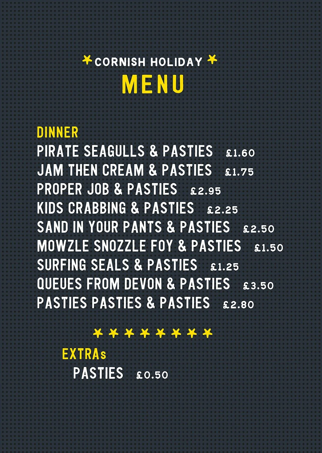SWP19 Menu – Cornish