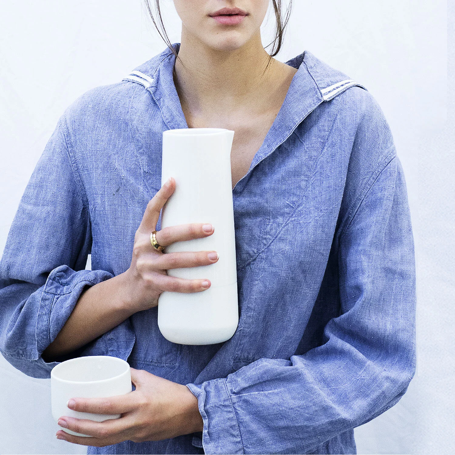 Carafe JUGG Collection Empreinte Sophie Masson Porcelaine