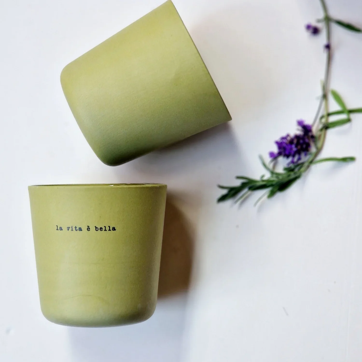 timbale en porcelaine à personnaliser