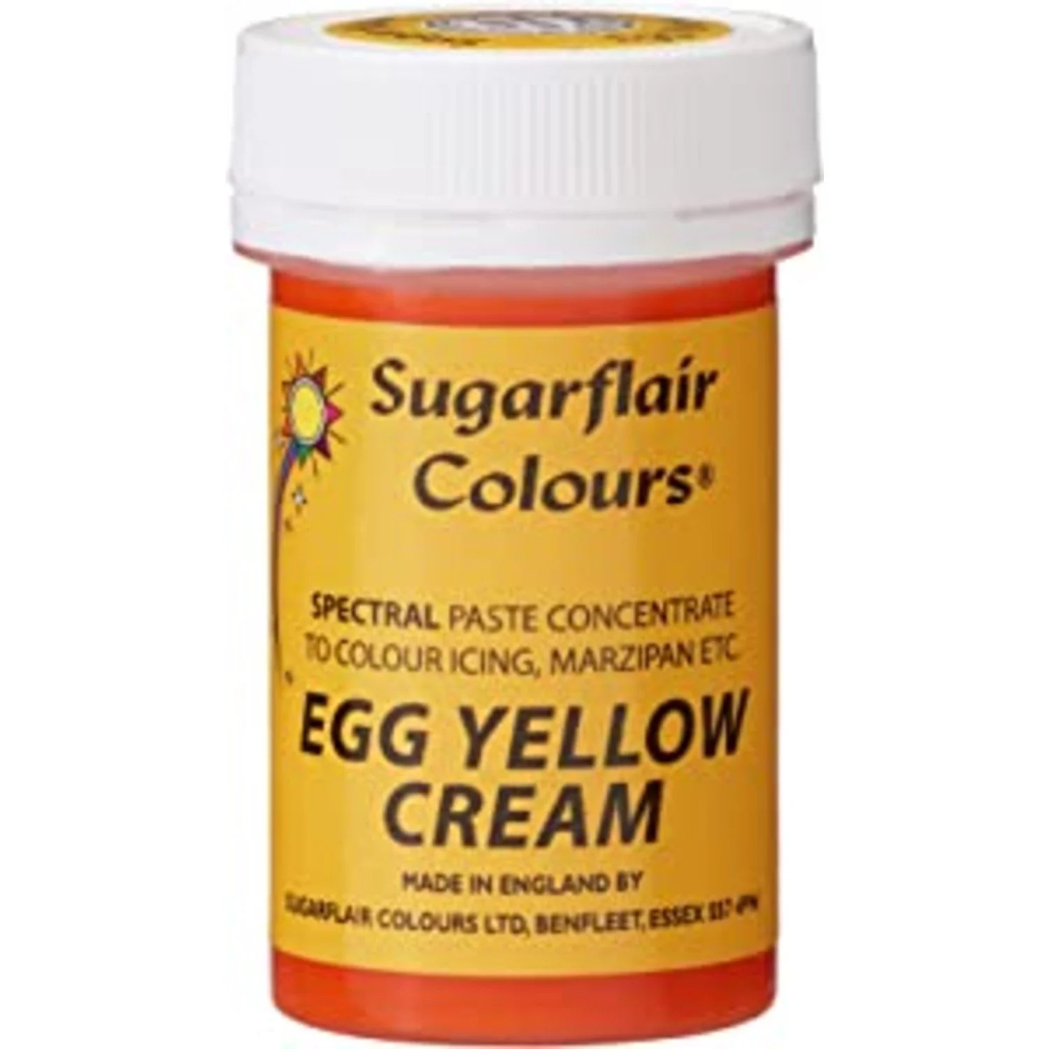 Sugarflair Egg Yellow 25g