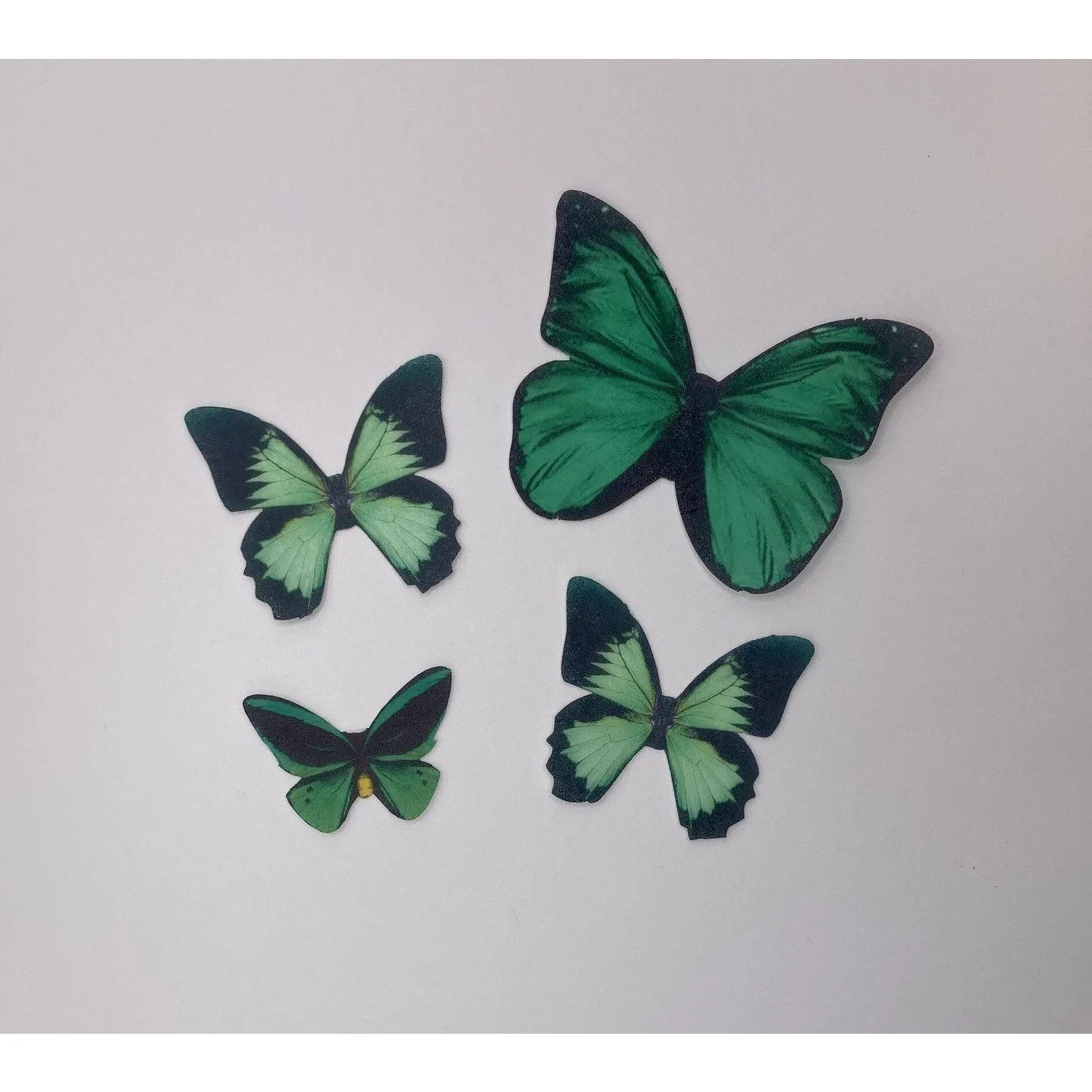 Green Wafer Edible Butterflies