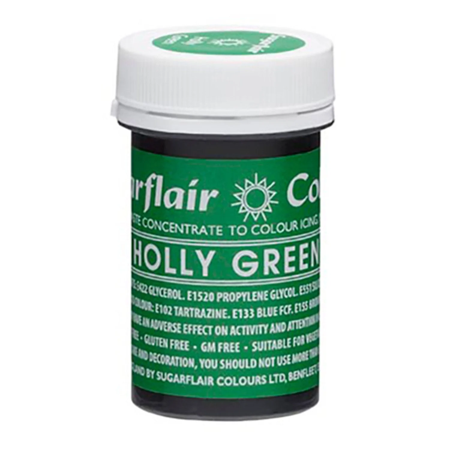 Sugarflair Holly Green 25g