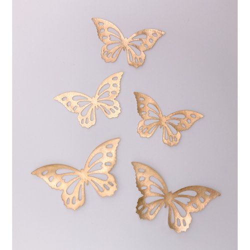 20 Gold Butterfly Wall Decor, Butterfly Wedding Decoration, Gold Wedding  Butterflies, Gold Paper Butterflies